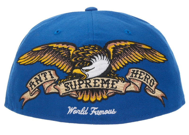 Supreme ANTIHERO New Era 59Fifty Fitted Cap Blue - Stockx_View_02