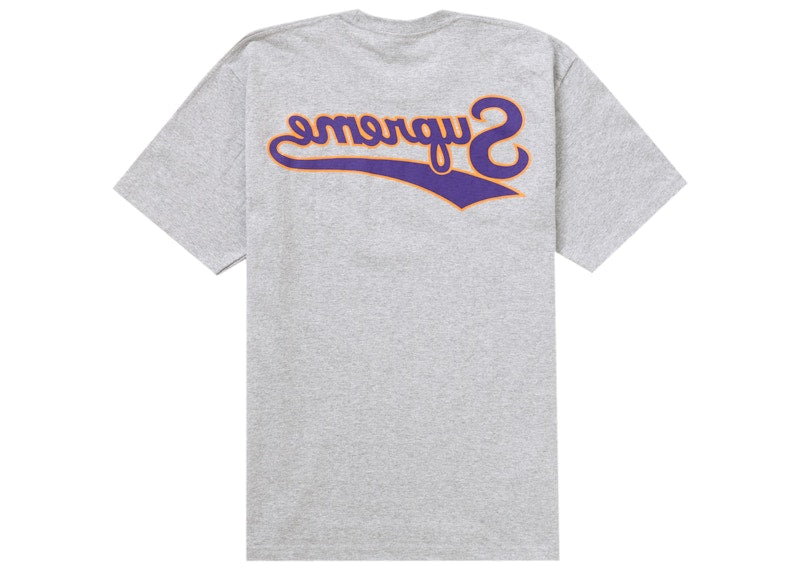 Supreme Backwards Tee Heather Grey