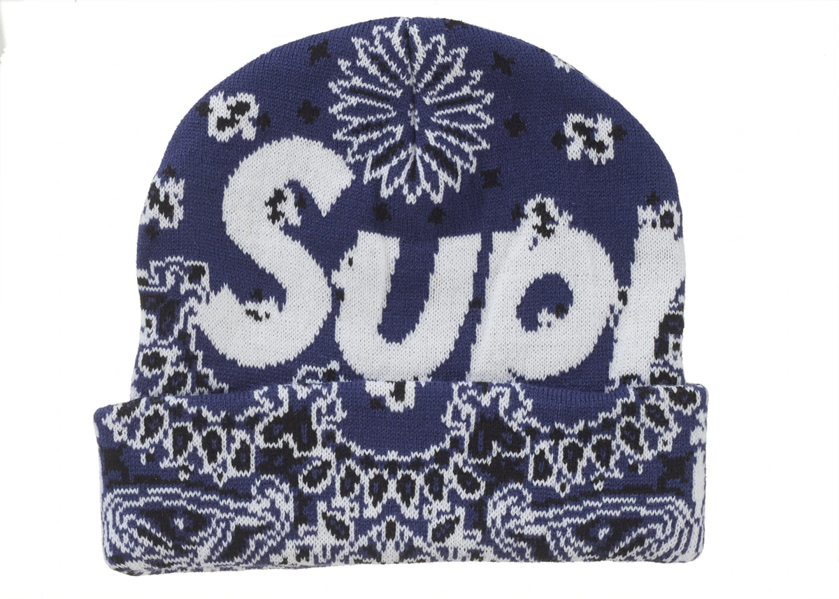 Supreme Bandana Big Logo Beanie