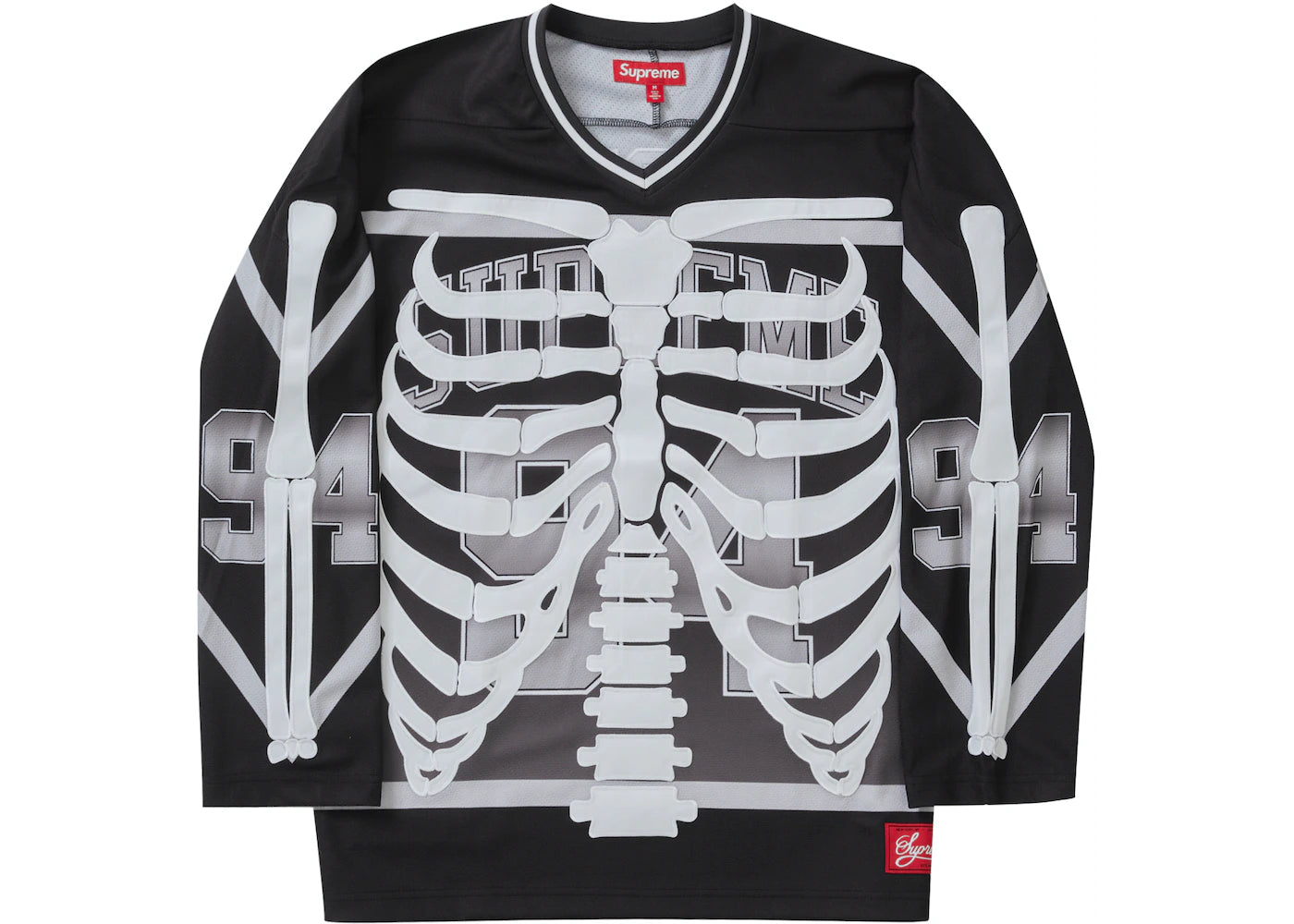 Supreme Bones Hockey Jersey Black