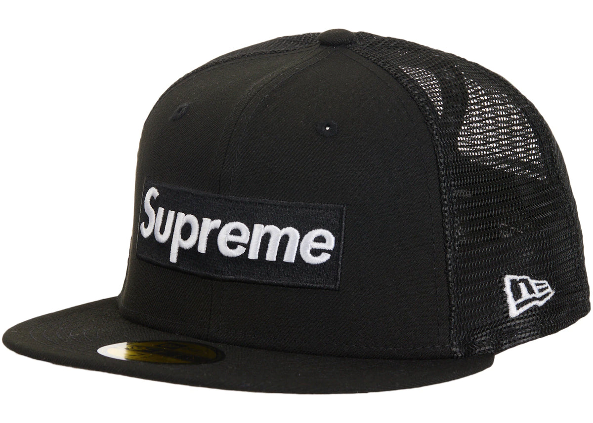 Supreme Box Logo Mesh Back New Era Cap (SS24) Black