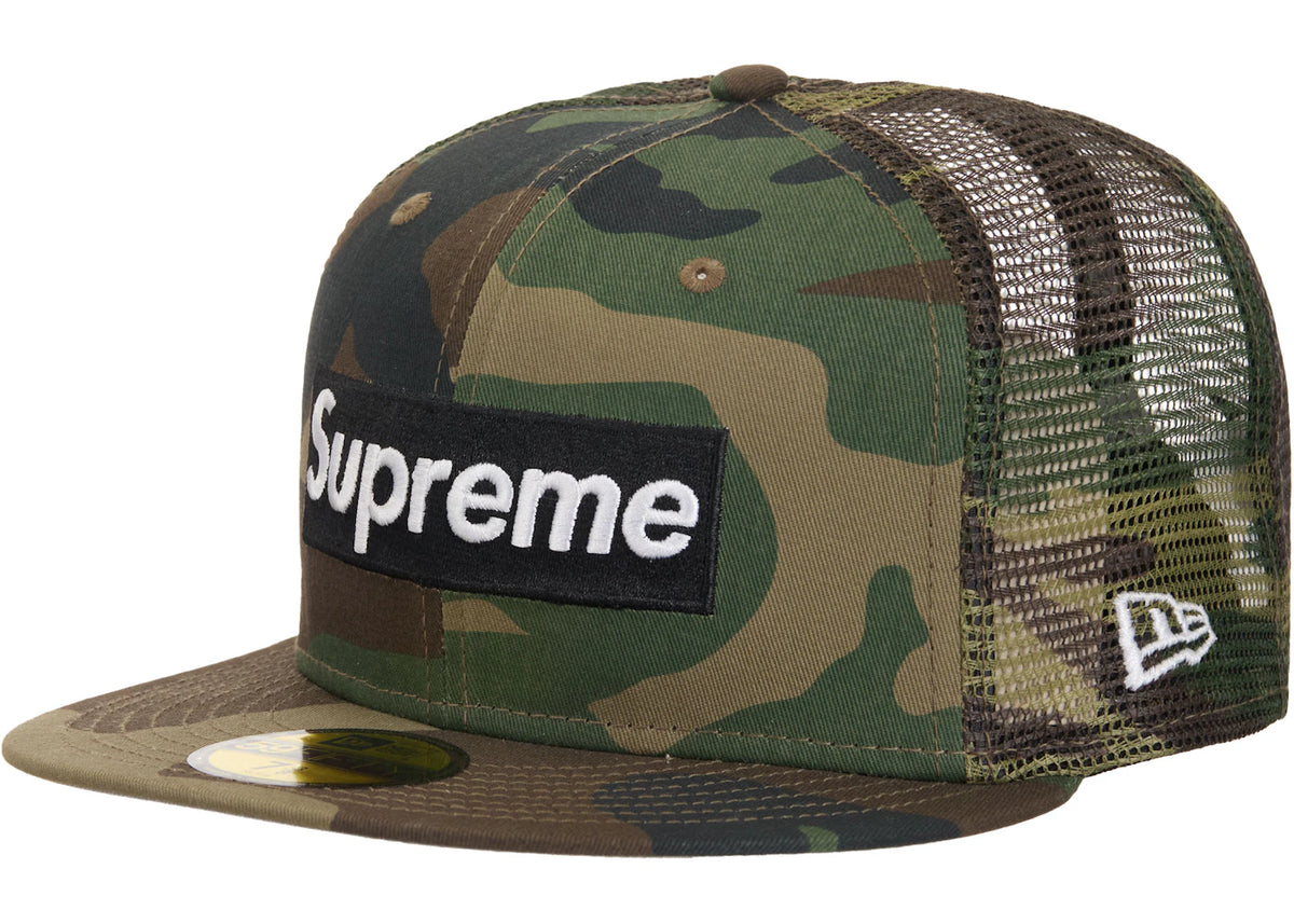 Supreme Box Logo Mesh Back New Era Cap (SS24) Camo