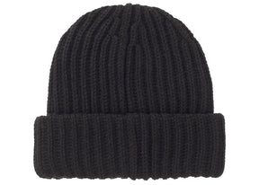 Supreme Chunky Rib Classic Logo Beanie Black