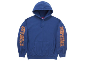 Supreme Collegiate Sleeve Hooded Sweatshirt Dark Royal