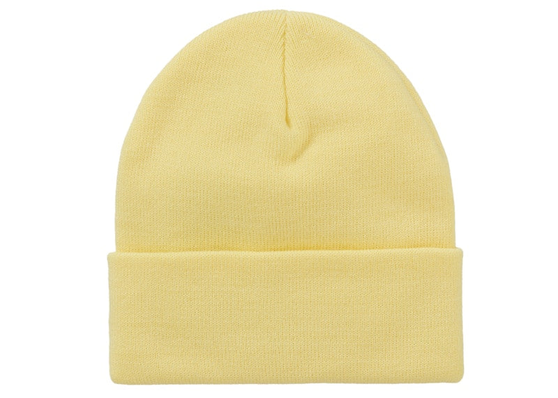 Supreme Crest Beanie Pale Yellow