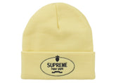 Supreme Crest Beanie Pale Yellow
