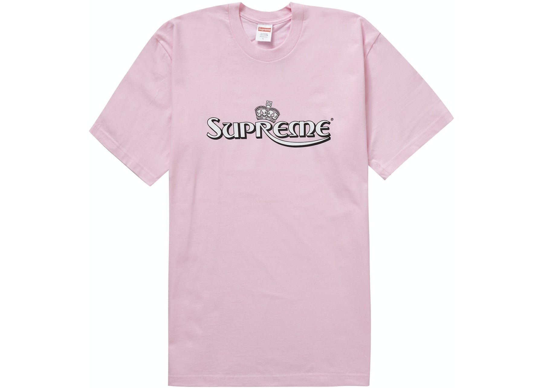 Supreme Crown Tee Light Pink