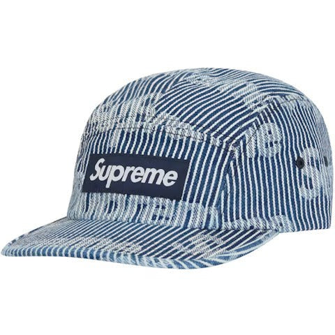 Supreme Denim Camp Cap (SS24) Stripe