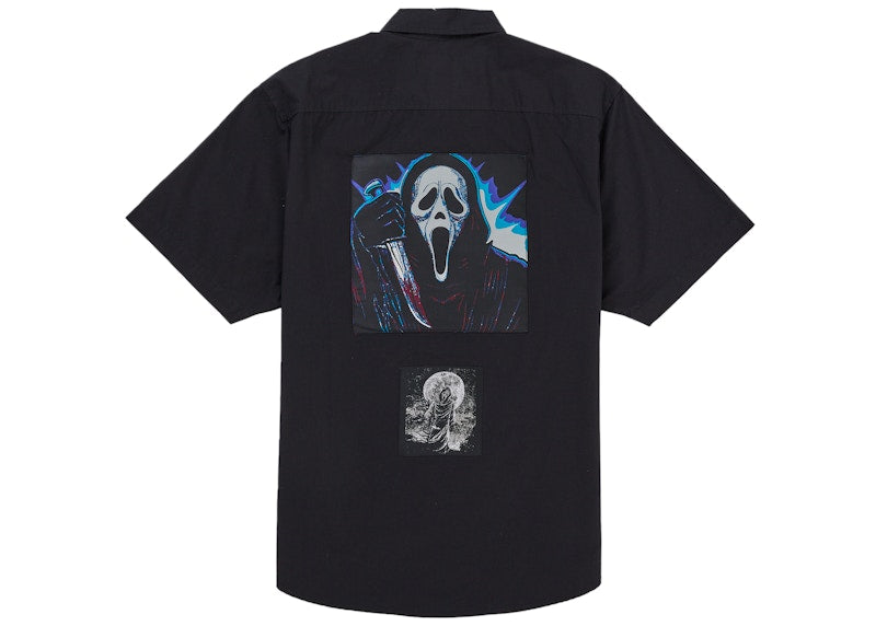 Supreme Ghostface S S Work Shirt Black