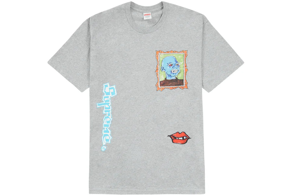 Supreme Gonz Portrait Tee Heather Grey