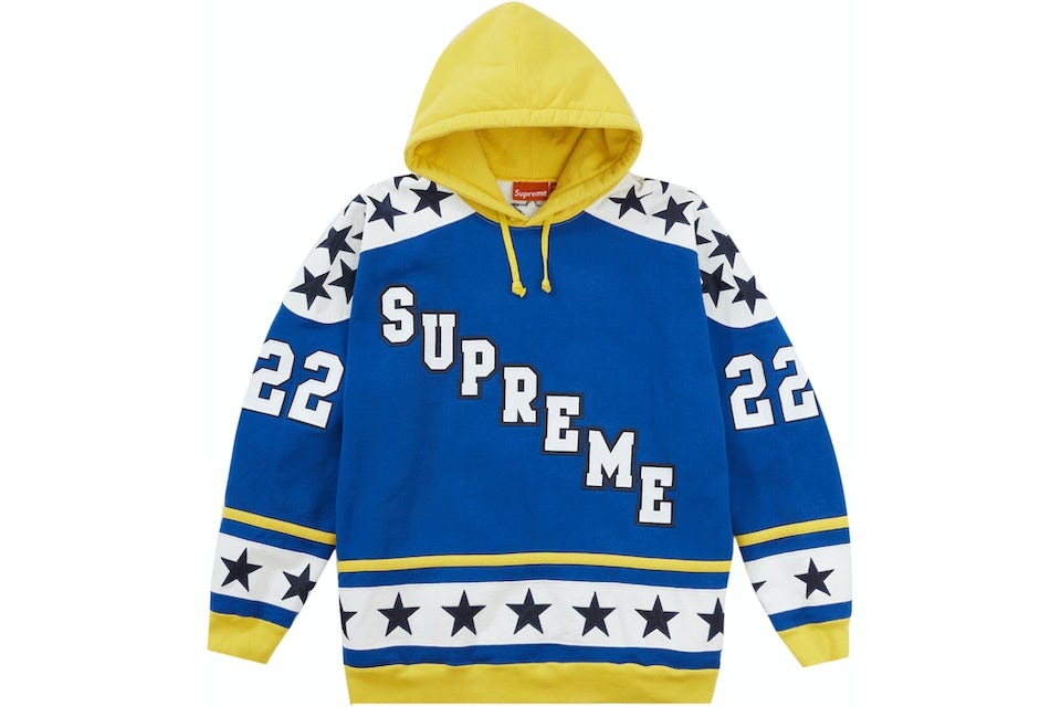 Supreme Hockey Hooded Sweatshirt (FW22) Royal