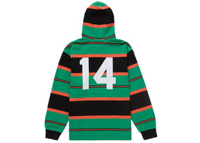 Supreme Hooded Rugby Green
