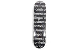 Supreme Illegal Business Skateboard Deck Black