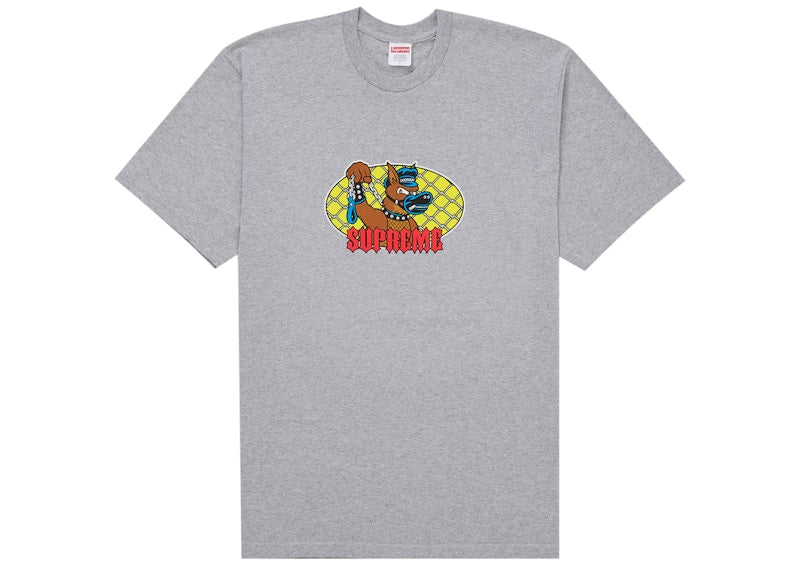 Supreme Leash Tee Heather Grey
