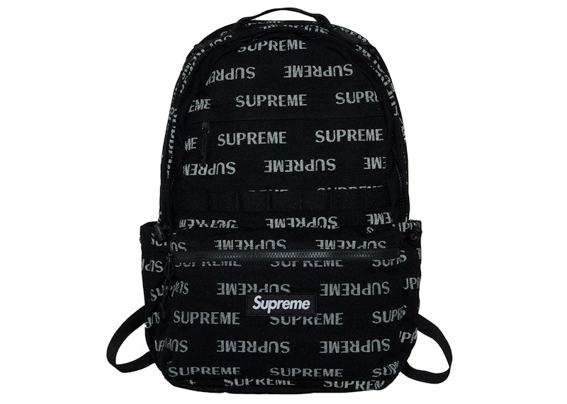 Supreme Logo Backpack (FW26) Black