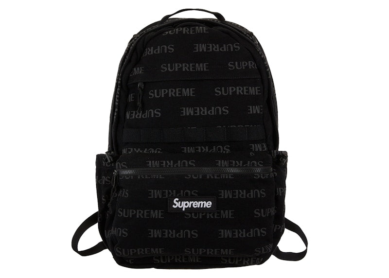 Supreme Logo Backpack (FW26) Black