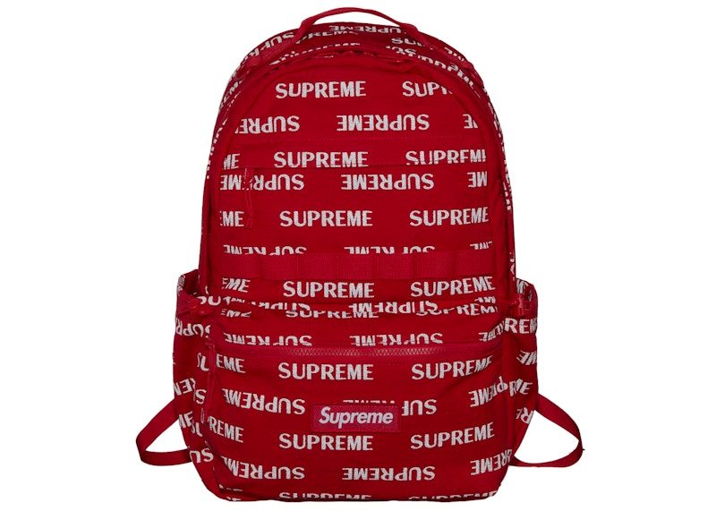 Supreme Logo Backpack (FW26) Red - Stockx_View_02