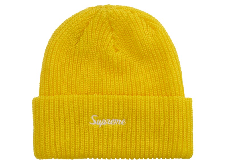 Supreme Loose Gauge Beanie (FW26) Yellow