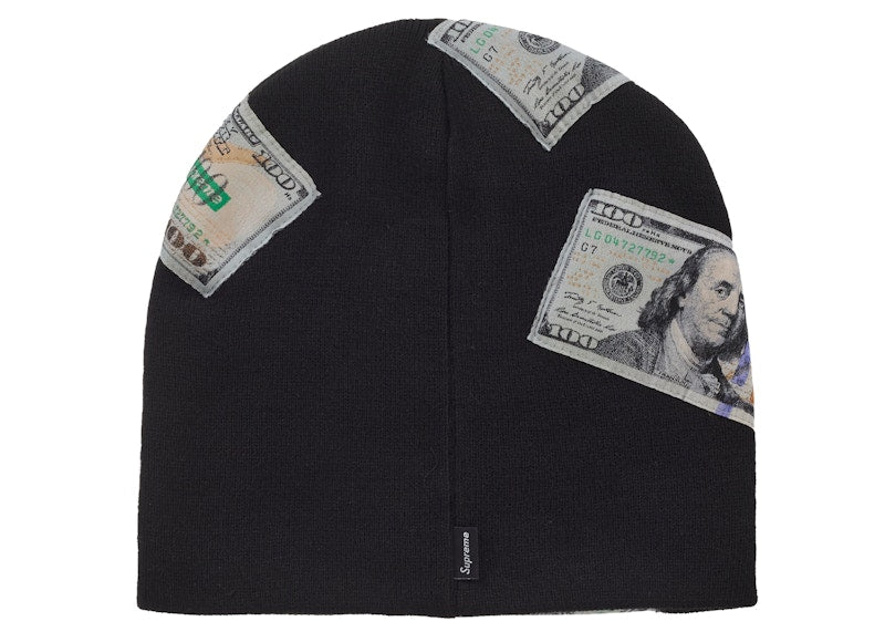 Supreme Money Beanie Black