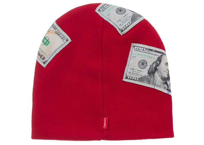 Supreme Money Beanie Red