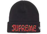 Supreme New Era Action Beanie Black