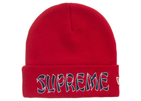 Supreme New Era Action Beanie Red