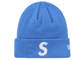 Supreme New Era S Logo Beanie (FW24) Blue