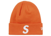 Supreme New Era S Logo Beanie (FW24) Orange