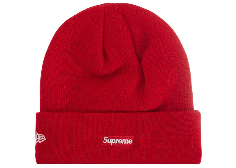 Supreme New Era Varsity Beanie Red