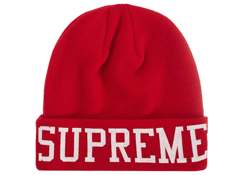 Supreme New Era Varsity Beanie Red