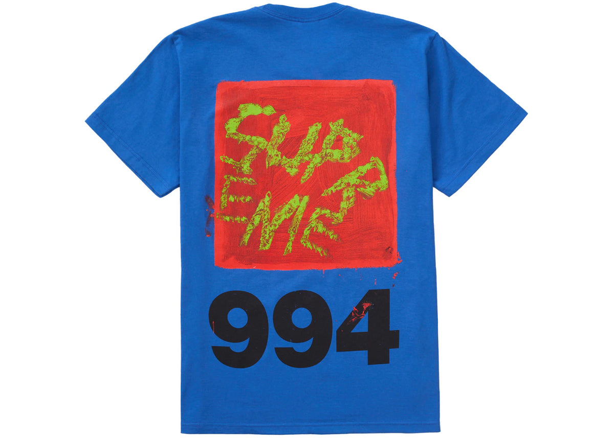 Supreme Paint Tee Royal Blue