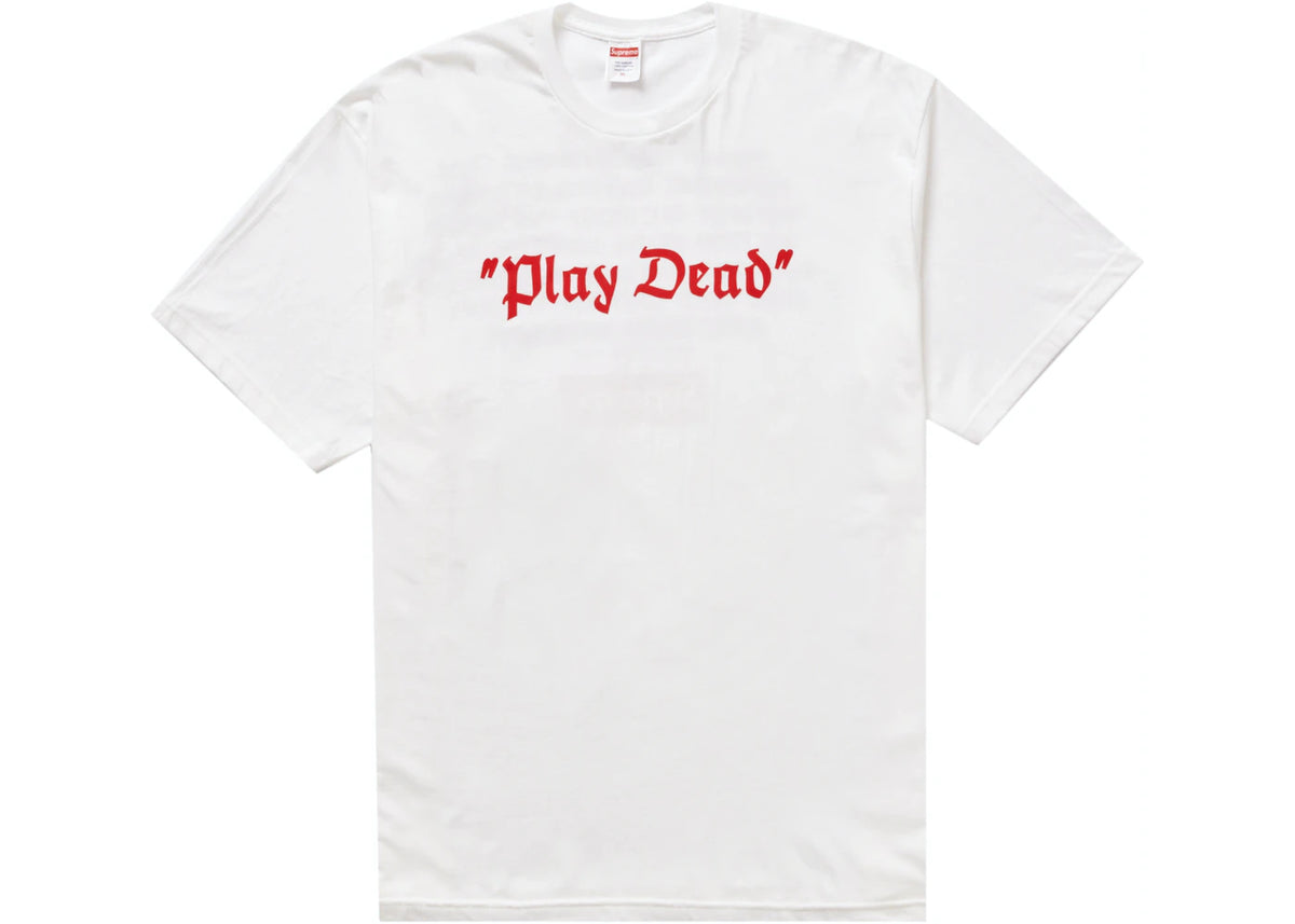 Supreme “Play Dead” Tee White