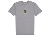 Supreme Prayer Card Box Logo Tee Heather Grey