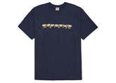 Supreme Skulls Spellout Tee Navy