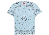 Supreme Small Box Tee Light Blue Bandana