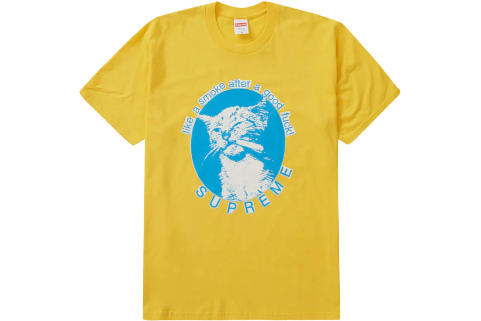 Supreme Smoke Tee (SS23) Yellow