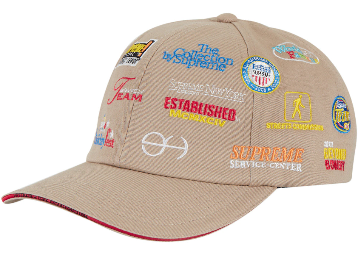 Supreme Sponsors 6-Panel Khaki