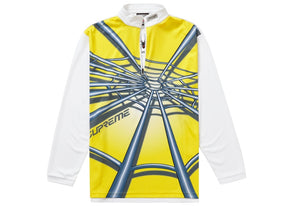 Supreme Spyder Web Half Zip Pullover Yellow
