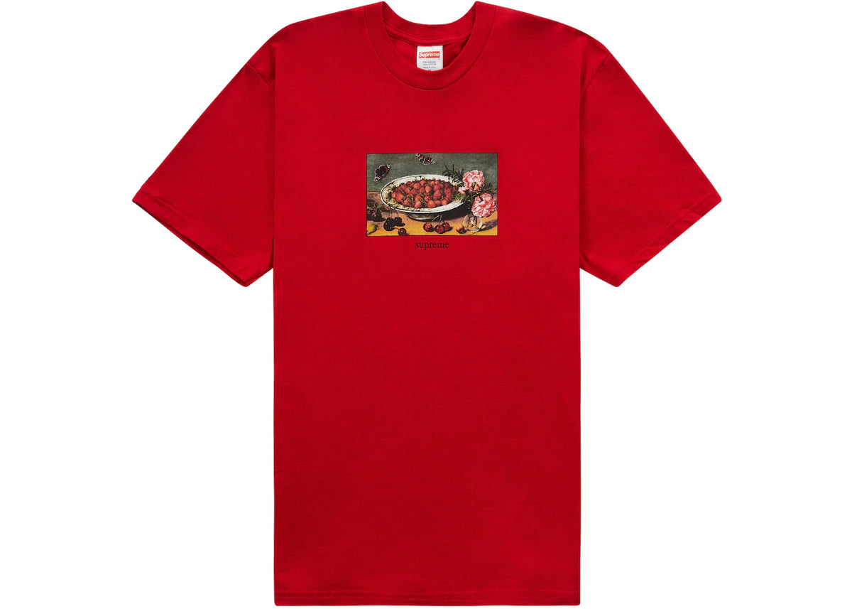 Supreme Strawberries Tee Red