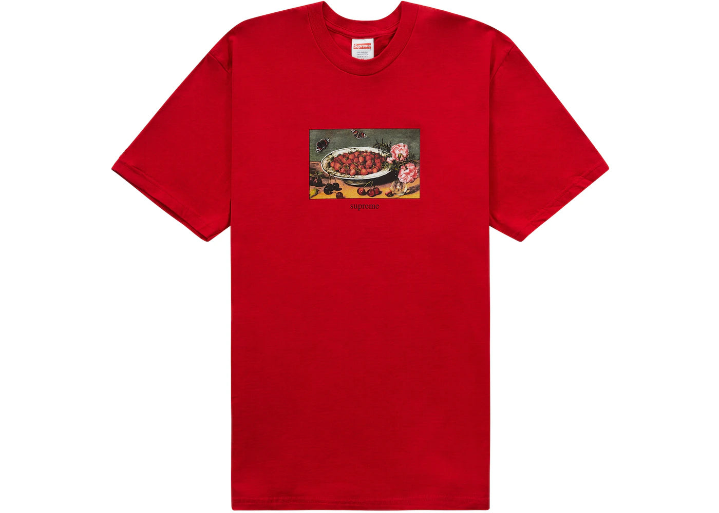 Supreme Strawberries Tee Red