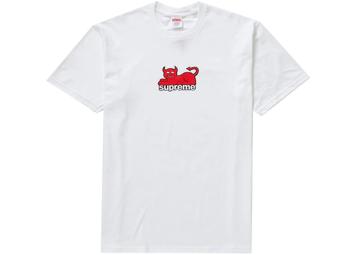 Supreme Toy Machine Devil Cat Tee White