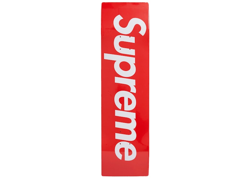 Supreme Uncut Box Logo Skateboard Deck Red