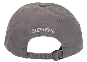 Supreme Washed Canvas S Logo 6-Panel Hat (FW26) Grey - Stockx_View_02