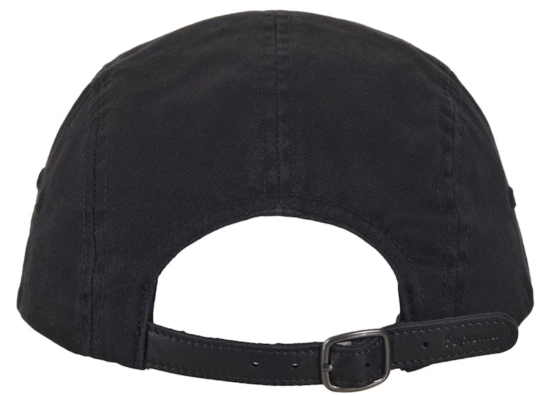Supreme Washed Chino Twill Camp Cap (FW26) Black