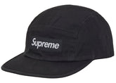 Supreme Washed Chino Twill Camp Cap (FW26) Black