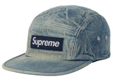 Supreme Washed Chino Twill Camp Cap (FW26) Blue Denim