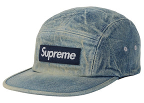 Supreme Washed Chino Twill Camp Cap (FW26) Blue Denim