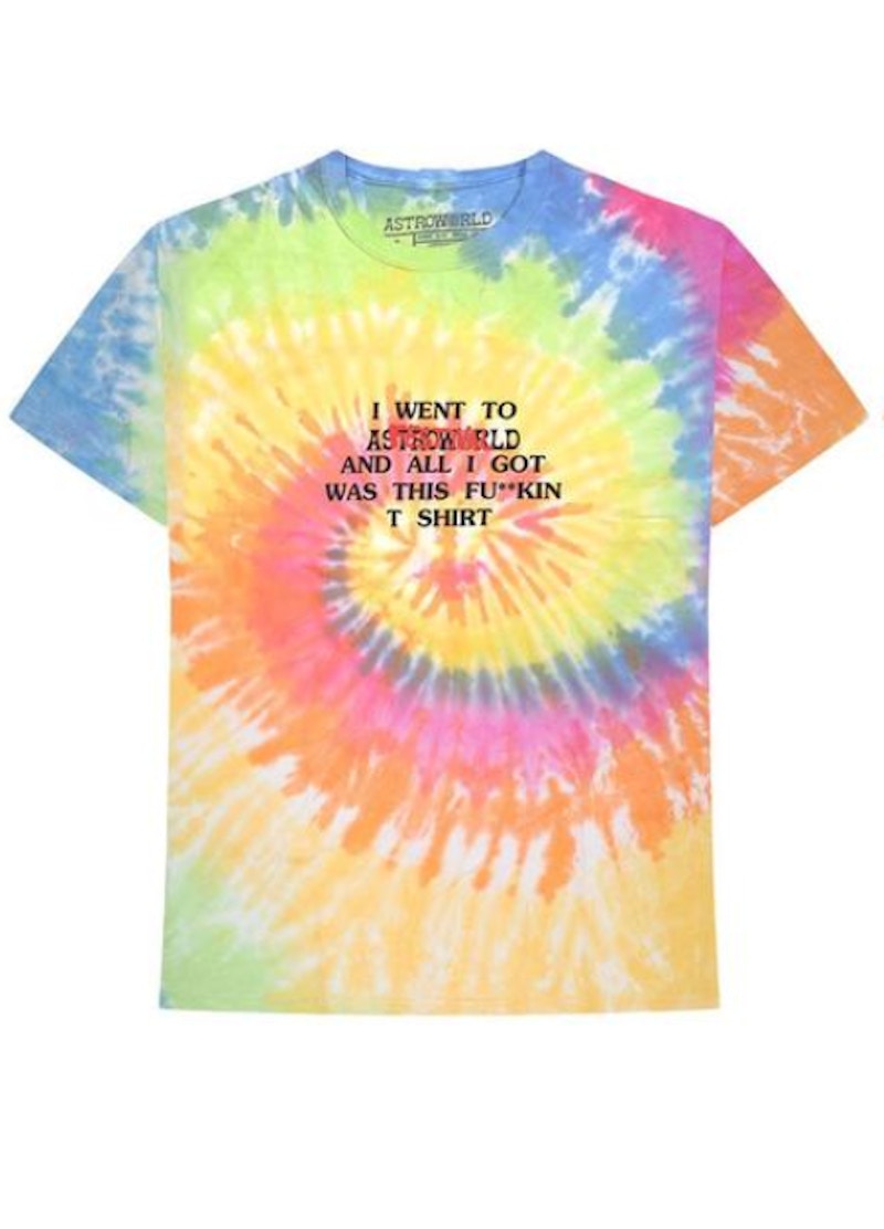 Travis Scott Where Were You Tee Tie Dye