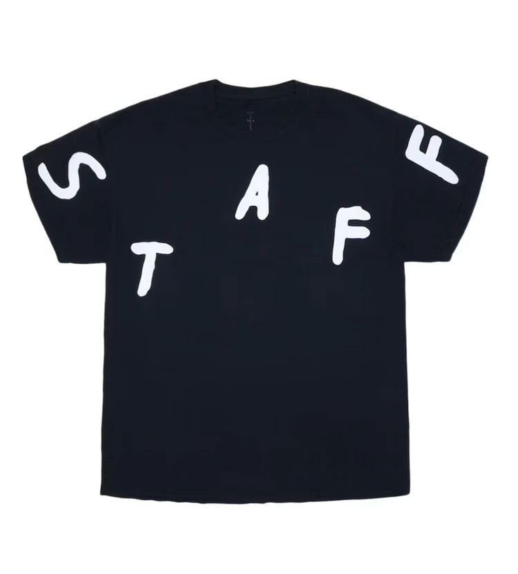 Travis Scott Astrofest Staff 2019 Tee Black