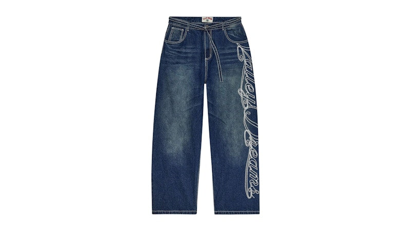 Vale Forever Big Stitch Denim Jean Blue